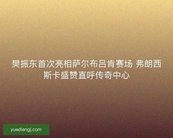 樊振东首次亮相萨尔布吕肯赛场 弗朗西斯卡盛赞直呼传奇中心 樊振东首次亮相萨尔布吕肯赛场 弗朗西斯卡盛赞直呼传奇中心